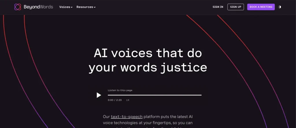 beyondwords voice cloning