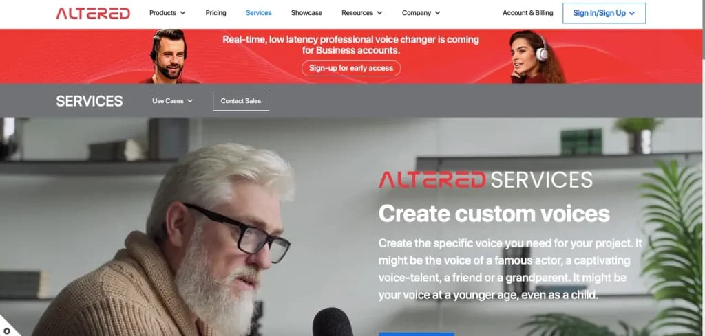 alteredai voice cloning