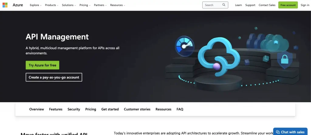 microsoft azure API