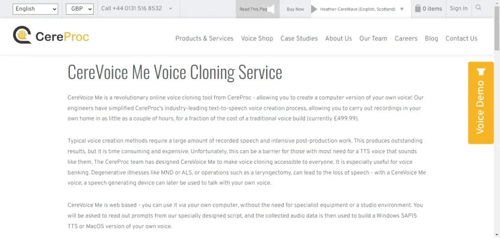 CereVoice