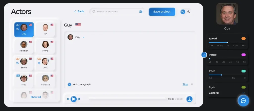 synthesys studio ai voice generator platform