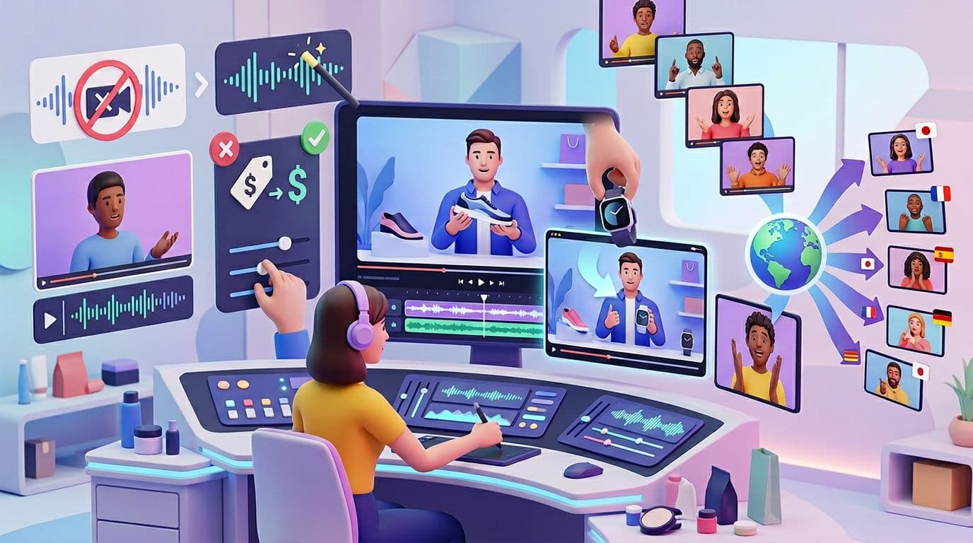 AI face swap for e-commerce promo and product video updates