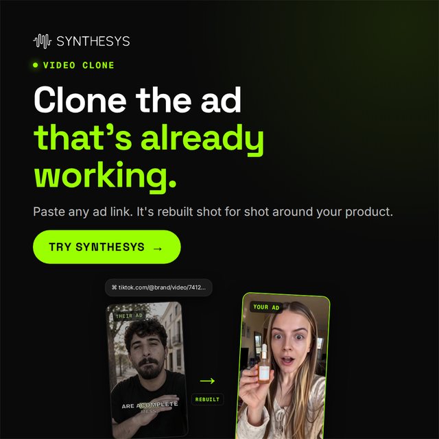 Clone what already works banner
