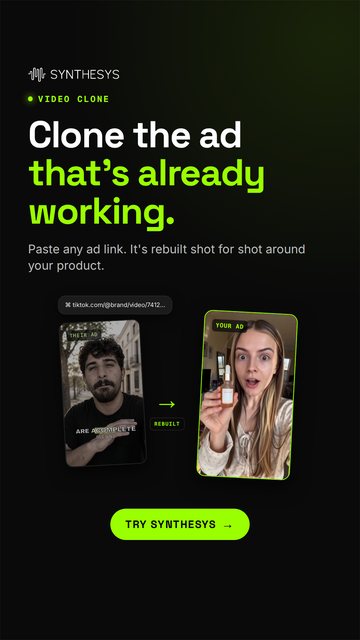 Clone the ad that's already working. (1080x1920)