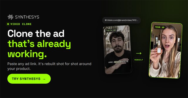 Clone the ad that's already working. (1200x628)