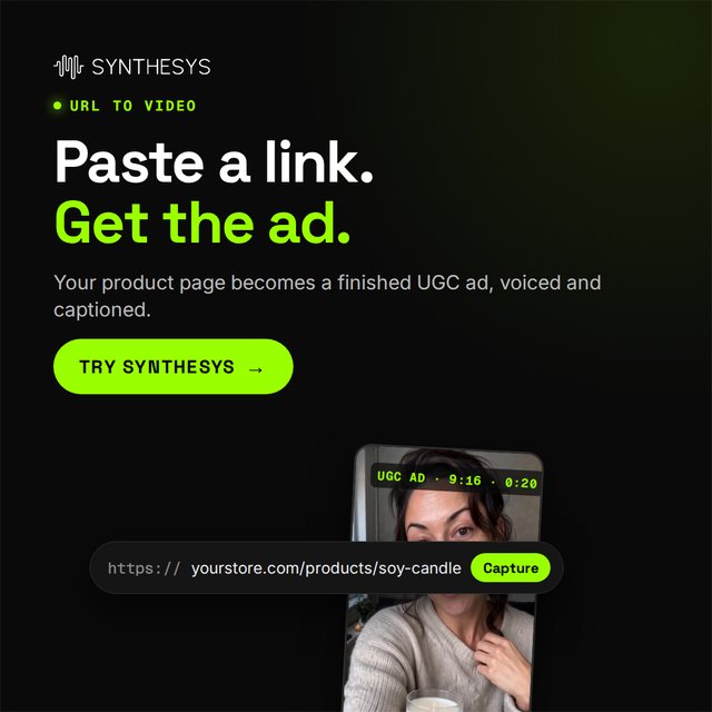 Paste a link, get the ad banner