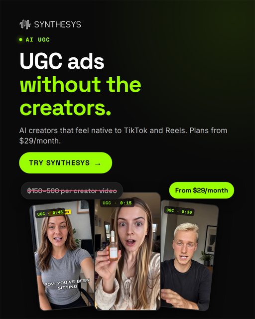 UGC ads without the creators. (1080x1350)