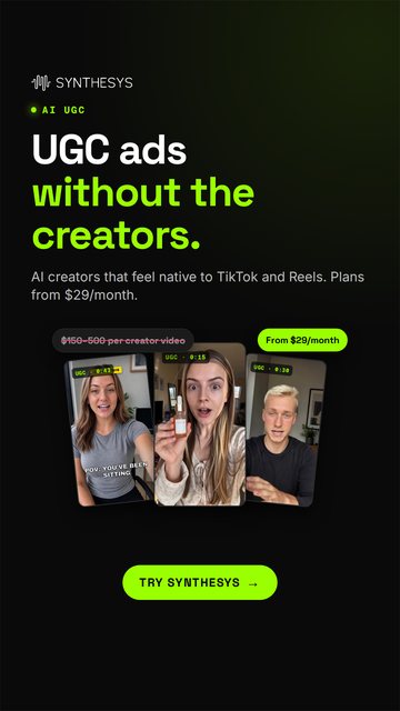 UGC ads without the creators. (1080x1920)