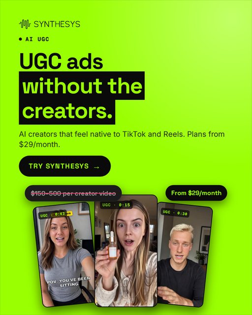 UGC ads without the creators. (1080x1350)