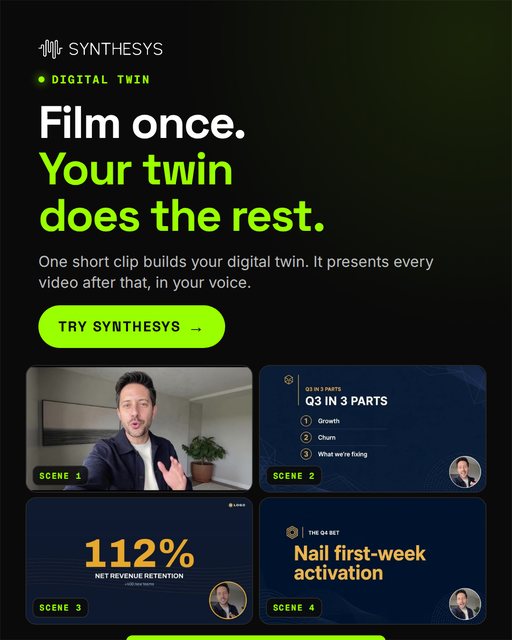 Film once. Your twin does the rest. (1080x1350)