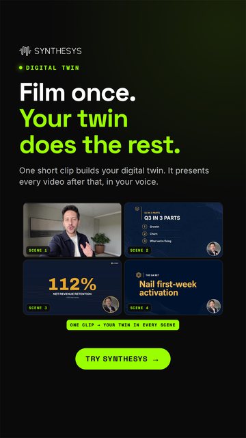 Film once. Your twin does the rest. (1080x1920)
