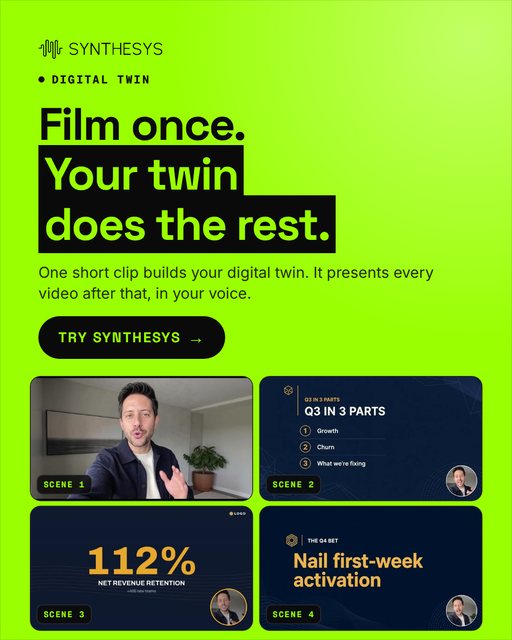 Film once. Your twin does the rest. (1080x1350)