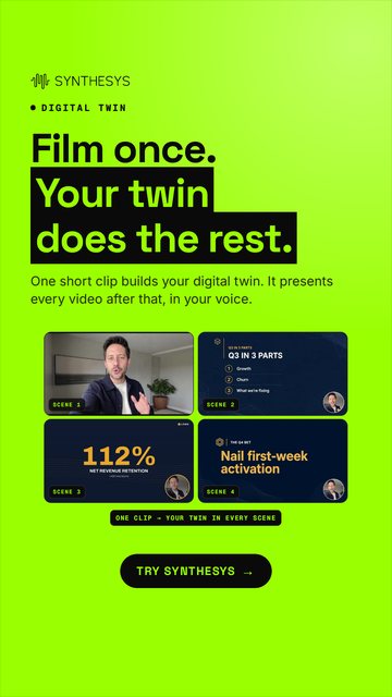 Film once. Your twin does the rest. (1080x1920)