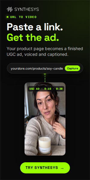 Paste a link. Get the ad. (300x600)