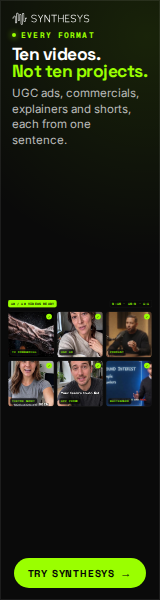 Ten videos. Not ten projects. (160x600)