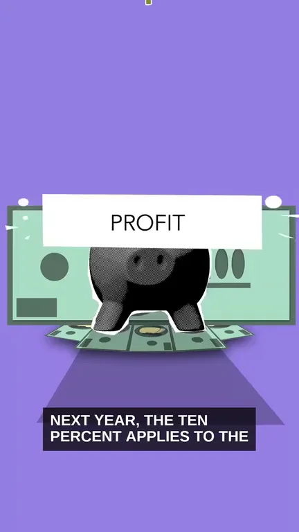 A piggy bank on a banknote, from our compound-interest faceless explainer