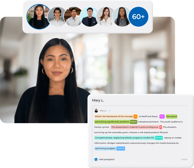Talking Avatars Online Free | Synthesys.io